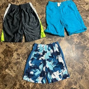 Stylish Kids Shorts Set - Black, Blue, and Multicolor
